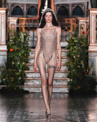 Cobweb Pearl Veil Cape