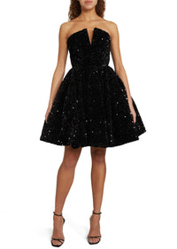 Corset Sequin Mini Dress