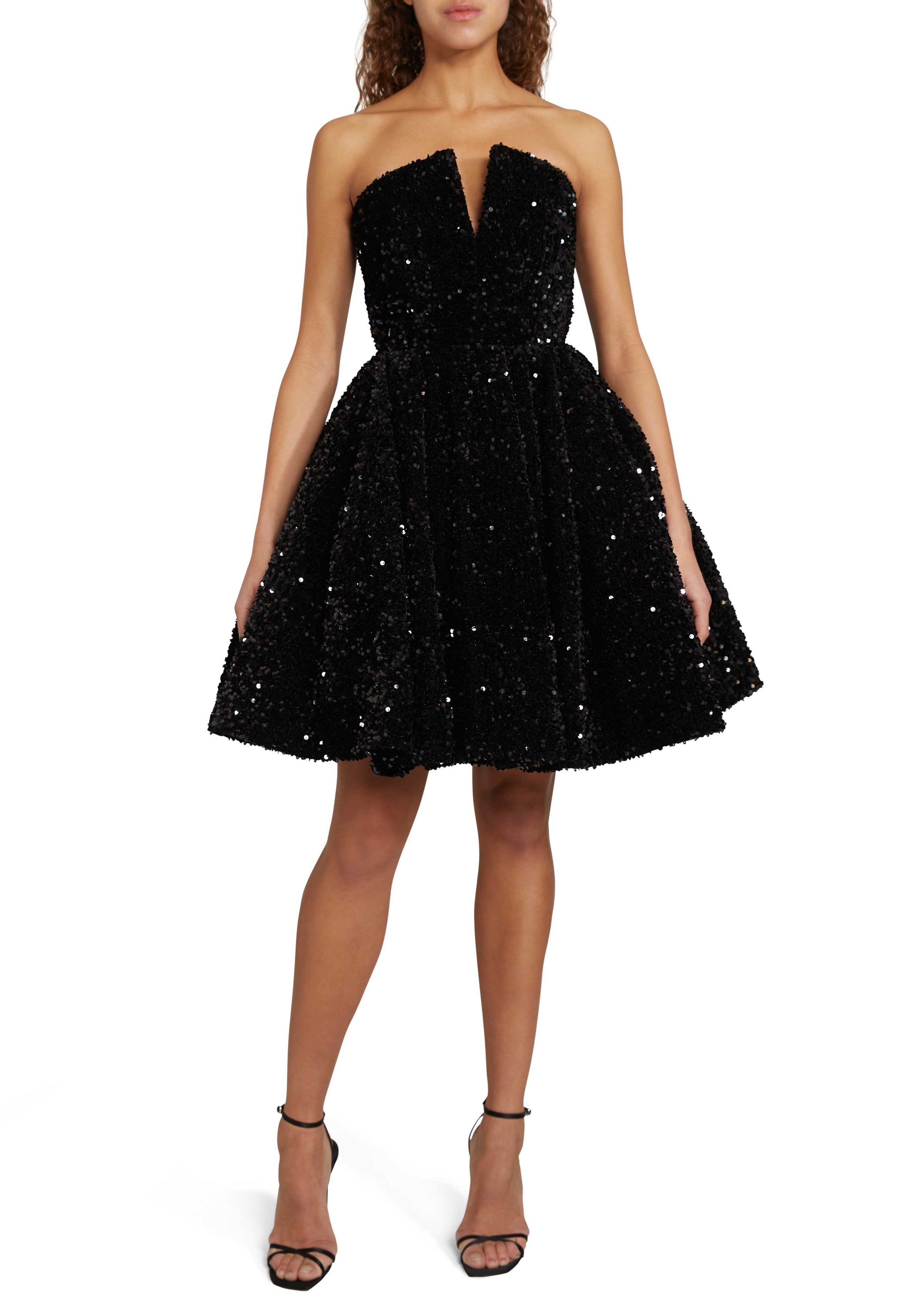 Corset Sequin Mini Dress