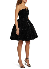 Corset Sequin Mini Dress
