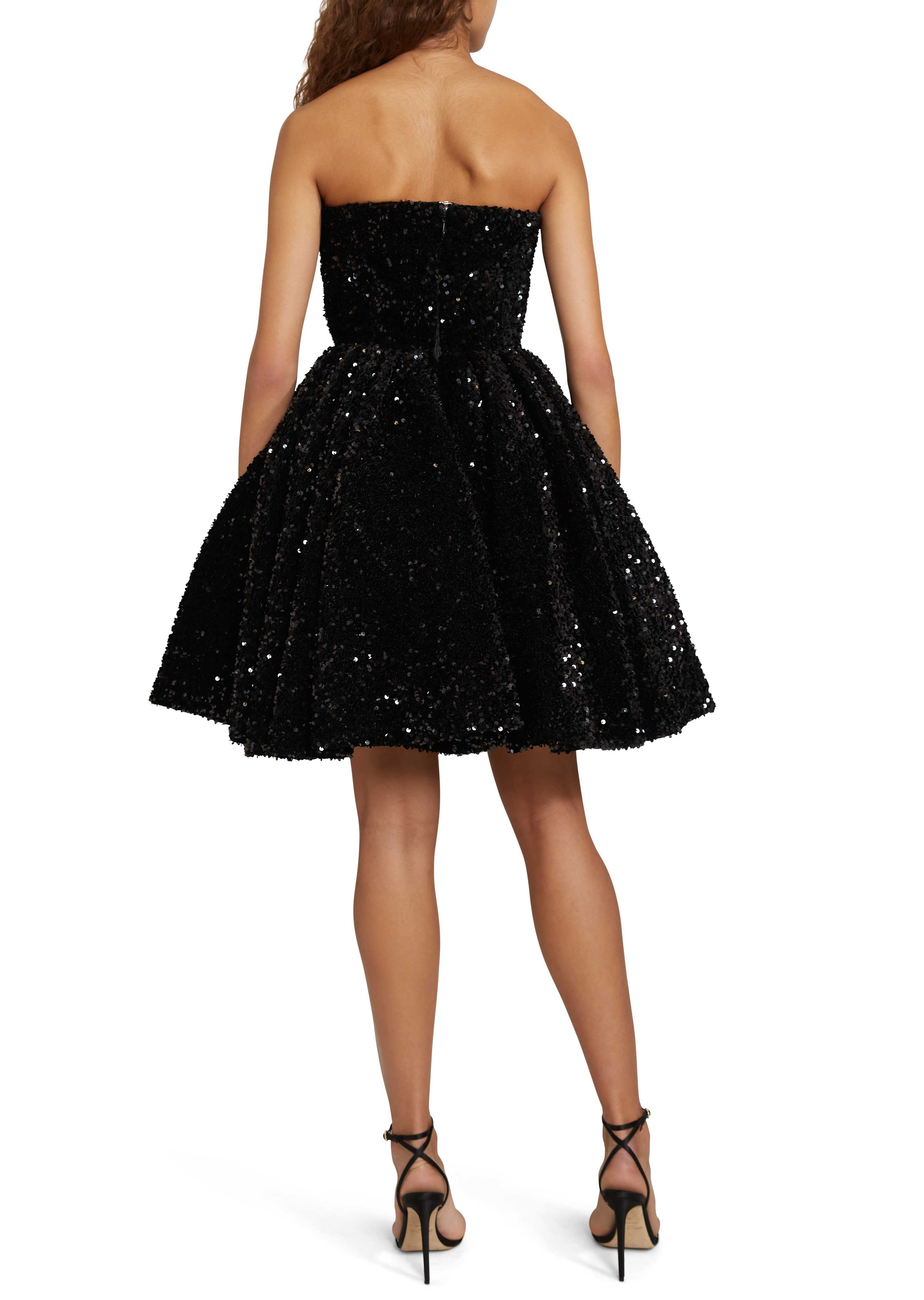 Corset Sequin Mini Dress