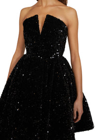 Corset Sequin Mini Dress