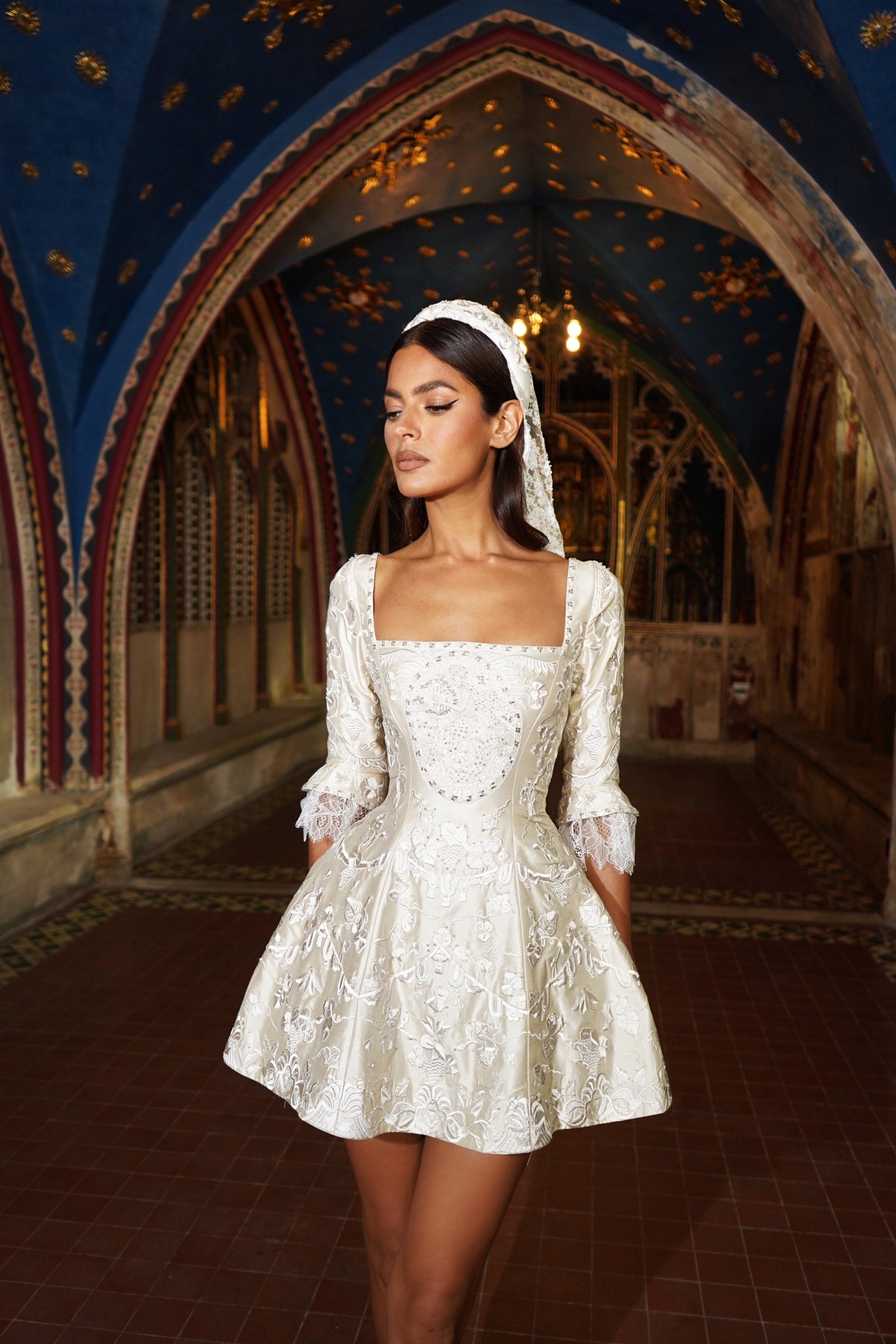 Aphrodite Dress - Pearl