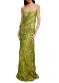Coral Dress - Moss