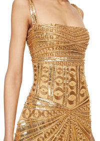 Phoenix Dress - Gold