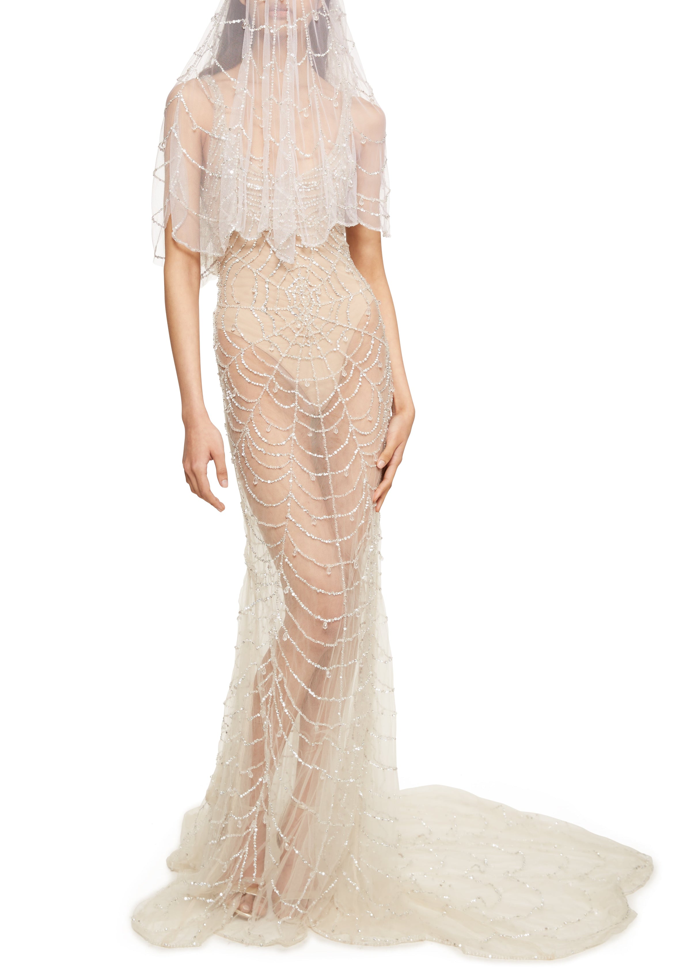 Cobweb Pearl Gown
