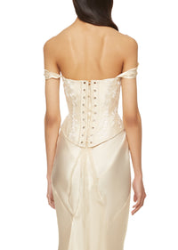 Aphrodite Corset - Pearl