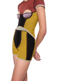 1980 - 1990s Jean Paul Gaultier Geometric Knitted Two-Piece - Annie's Ibiza