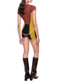 1980 - 1990s Jean Paul Gaultier Geometric Knitted Two-Piece - Annie's Ibiza