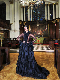 Runway Ruffled Lace Top & Skirt