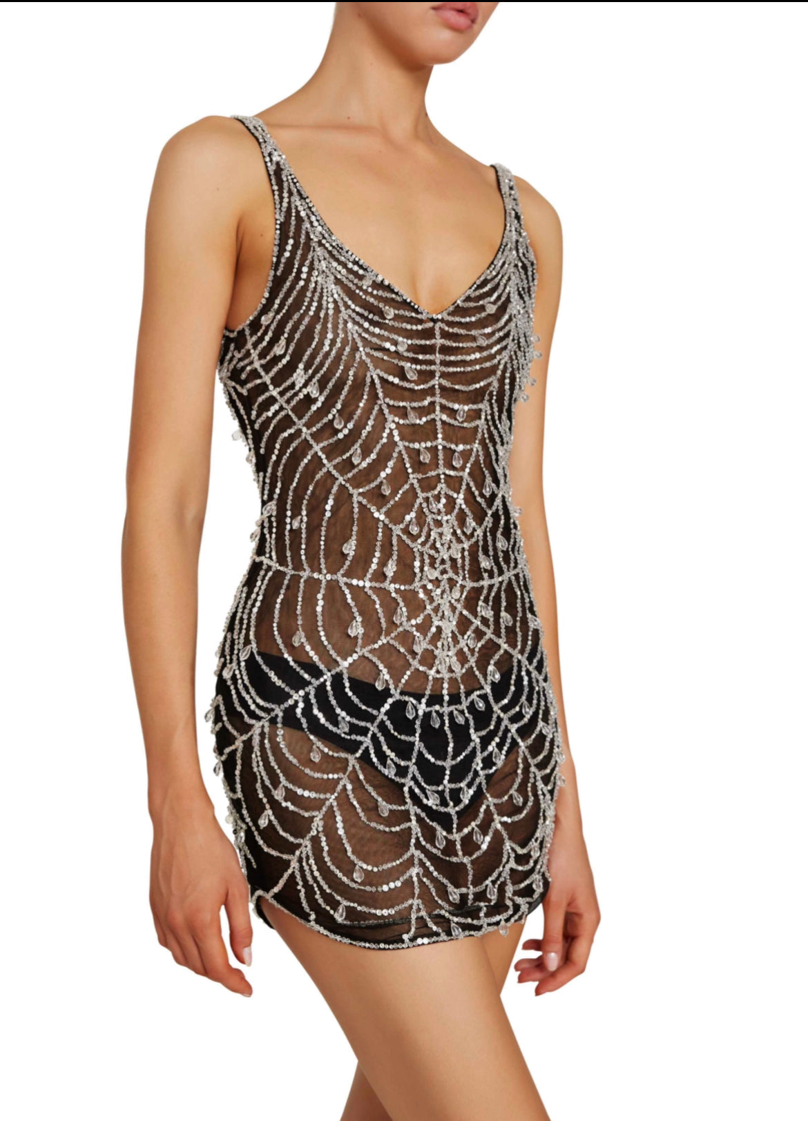 Cobweb Mini Dress