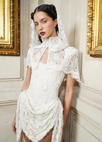 Verona Mini Dress - Ivory