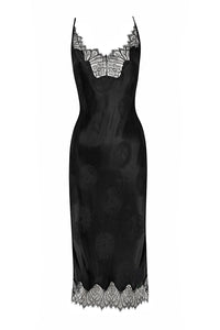 Jacquard Cymatics Dress - Black