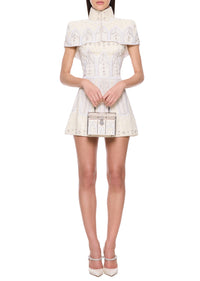 Joan of Arc Mini Dress - Opal