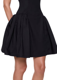 Bow Tied Hoop Cotton Dress