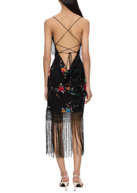 Aster Demi Couture Piano Shawl Mini Dress