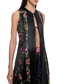 Piano Shawl Demi-Couture Tunic with Fringing