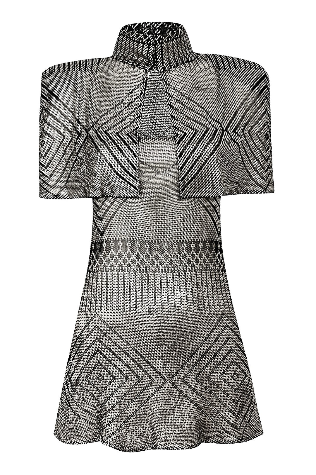 1920's Egyptian Black Diamond Mini Dress