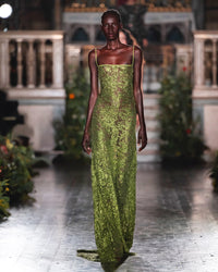 Coral Dress - Moss