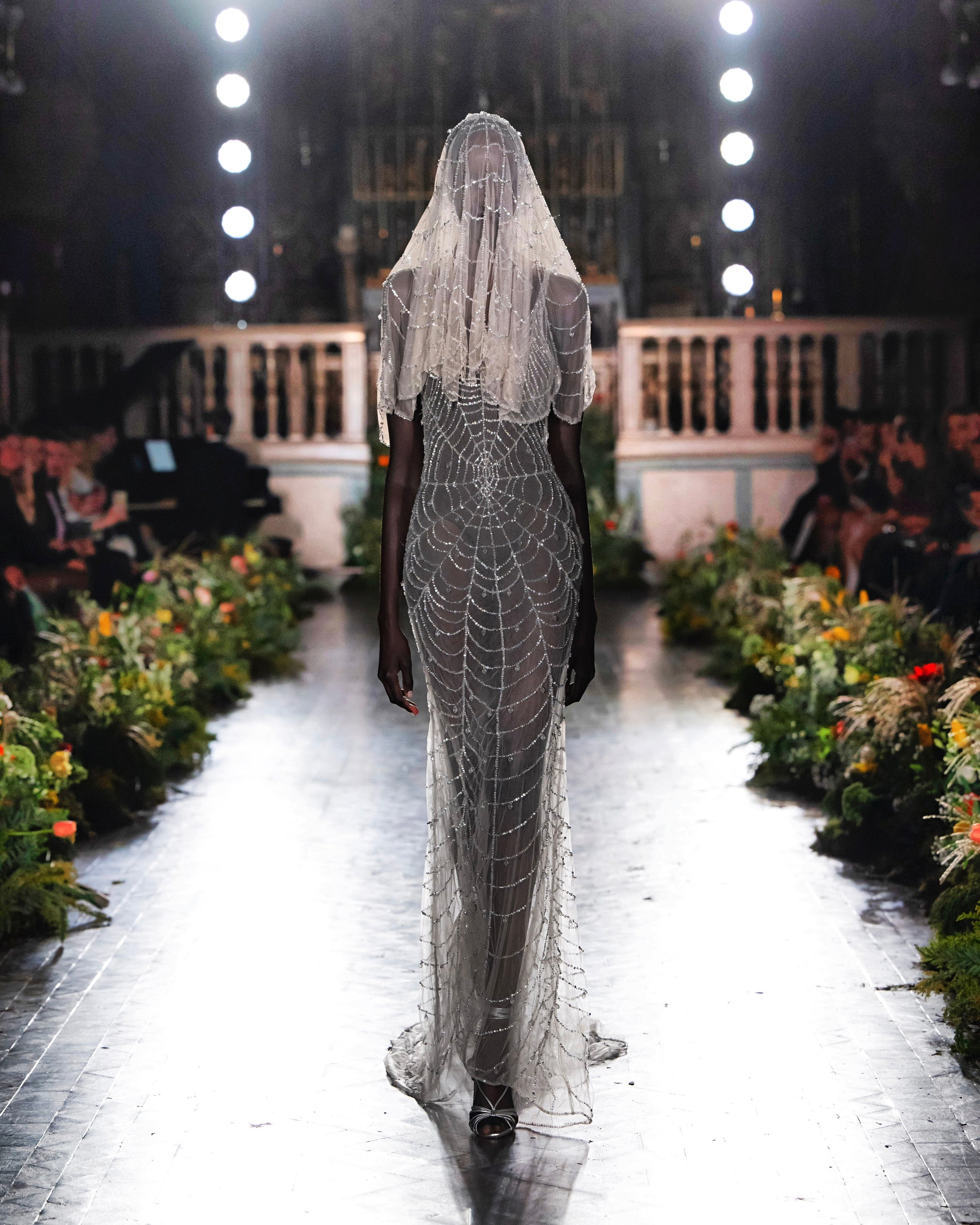 Cobweb Pearl Gown