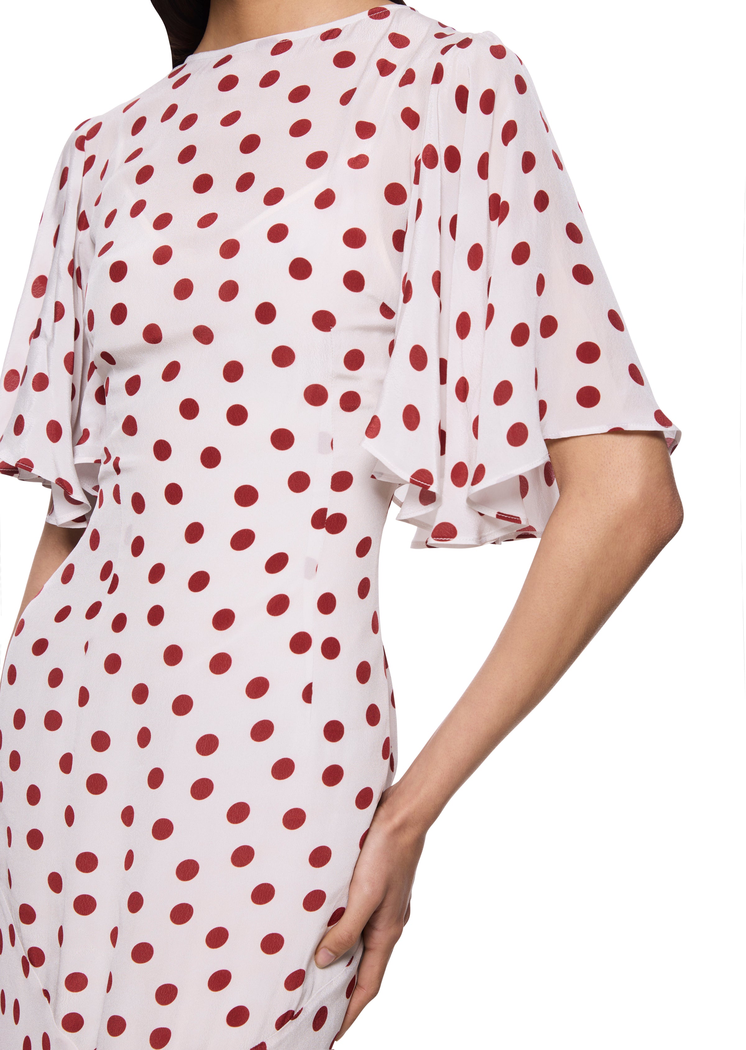Paloma Maxi Polka Dot Dress