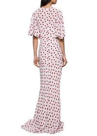 Paloma Maxi Polka Dot Dress