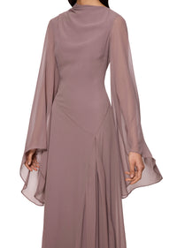 Hausos Maxi Dress Poly Chiffon