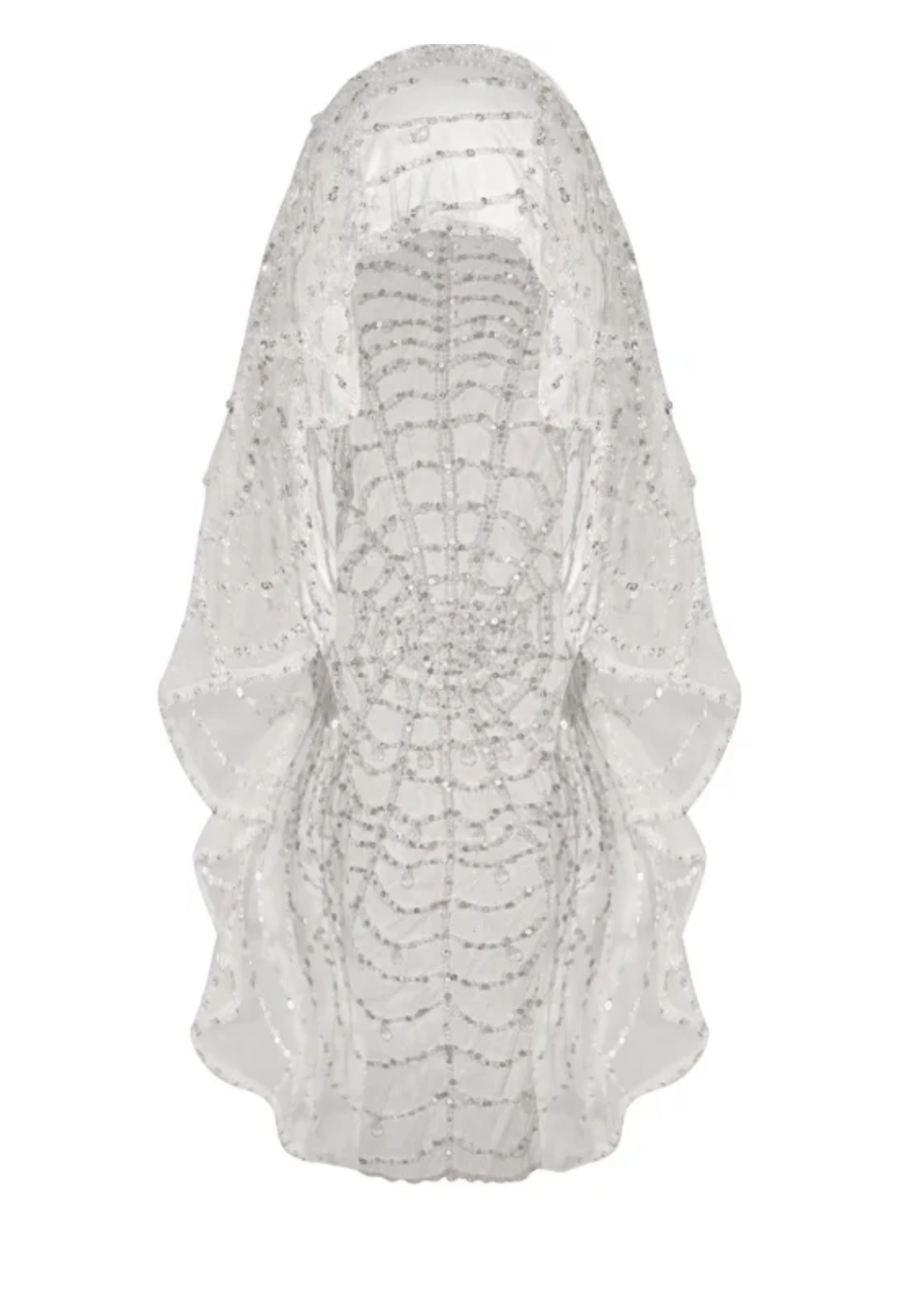 Cobweb Pearl Veil Cape