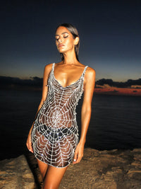Cobweb Mini Dress