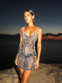 Cobweb Mini Dress