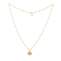 Podenco Dog Charm Necklace, Gold Vermeil