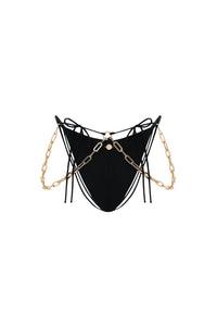 Belly Dance Bikini Bottom- Black - Annie's Ibiza