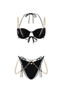 Belly Dance Bikini Bottom- Black - Annie's Ibiza
