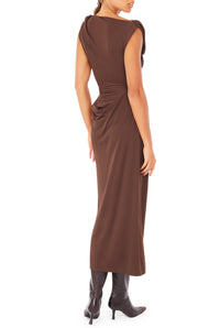 2000s Vivienne Westwood Anglomania Mahogany Dress.