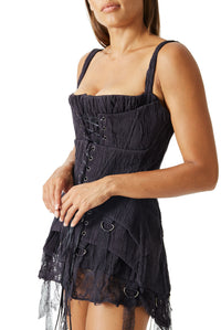 Triple Black Corset Dress