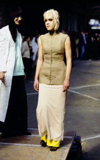 1997-1998 Fall Winter Martin Margiela 'Semi Couture' Linen Bodice. Rent: £1,300/Day