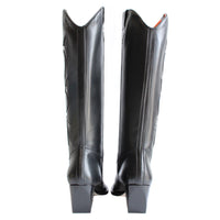 The Black Cowboy Boot
