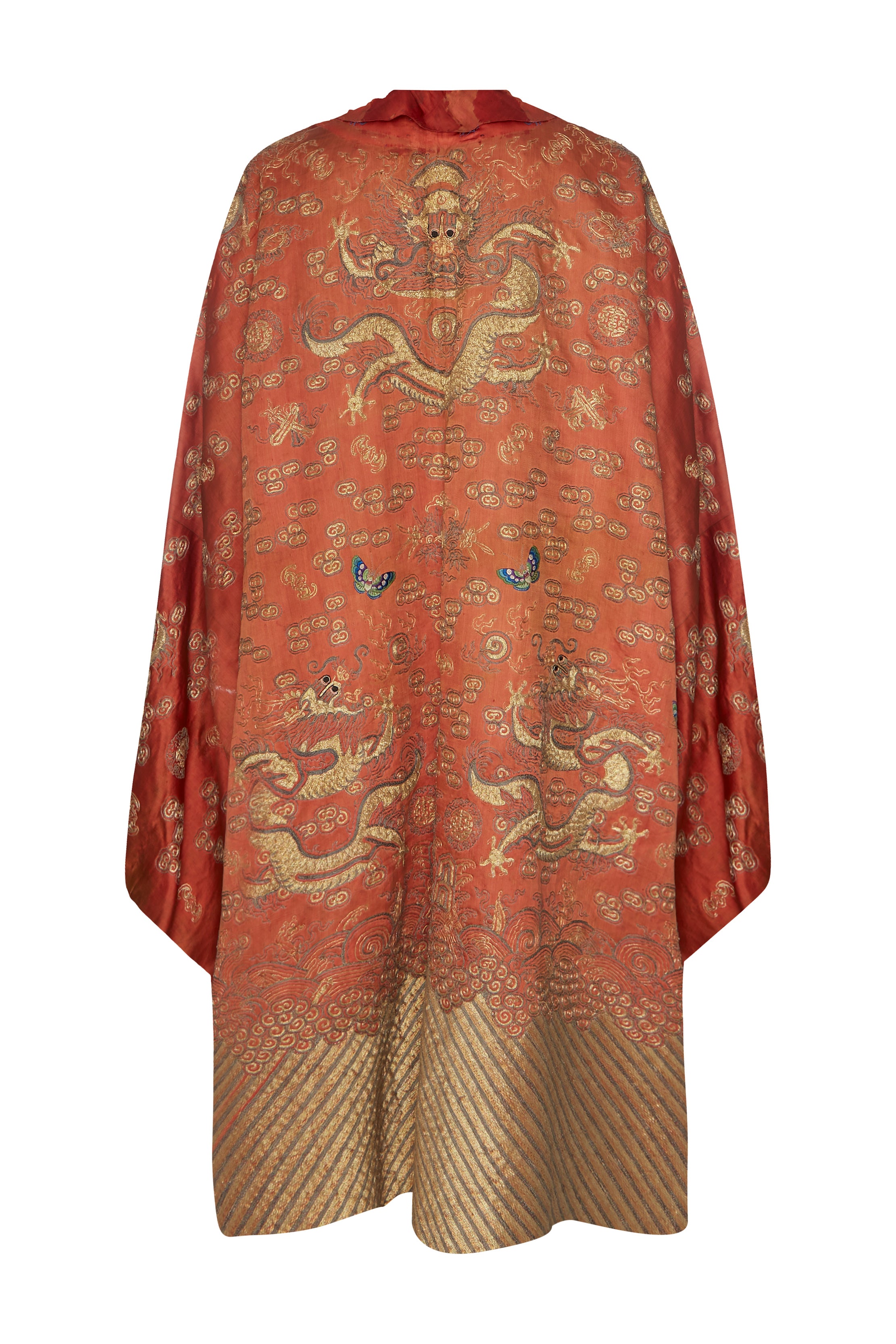 Early 1900s Chinese Dragon Silk Gauze Robe - Annie's Ibiza