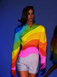 1990's Thierry Mugler Rainbow Jacket. Rent: £3000/Day - Annie's Ibiza