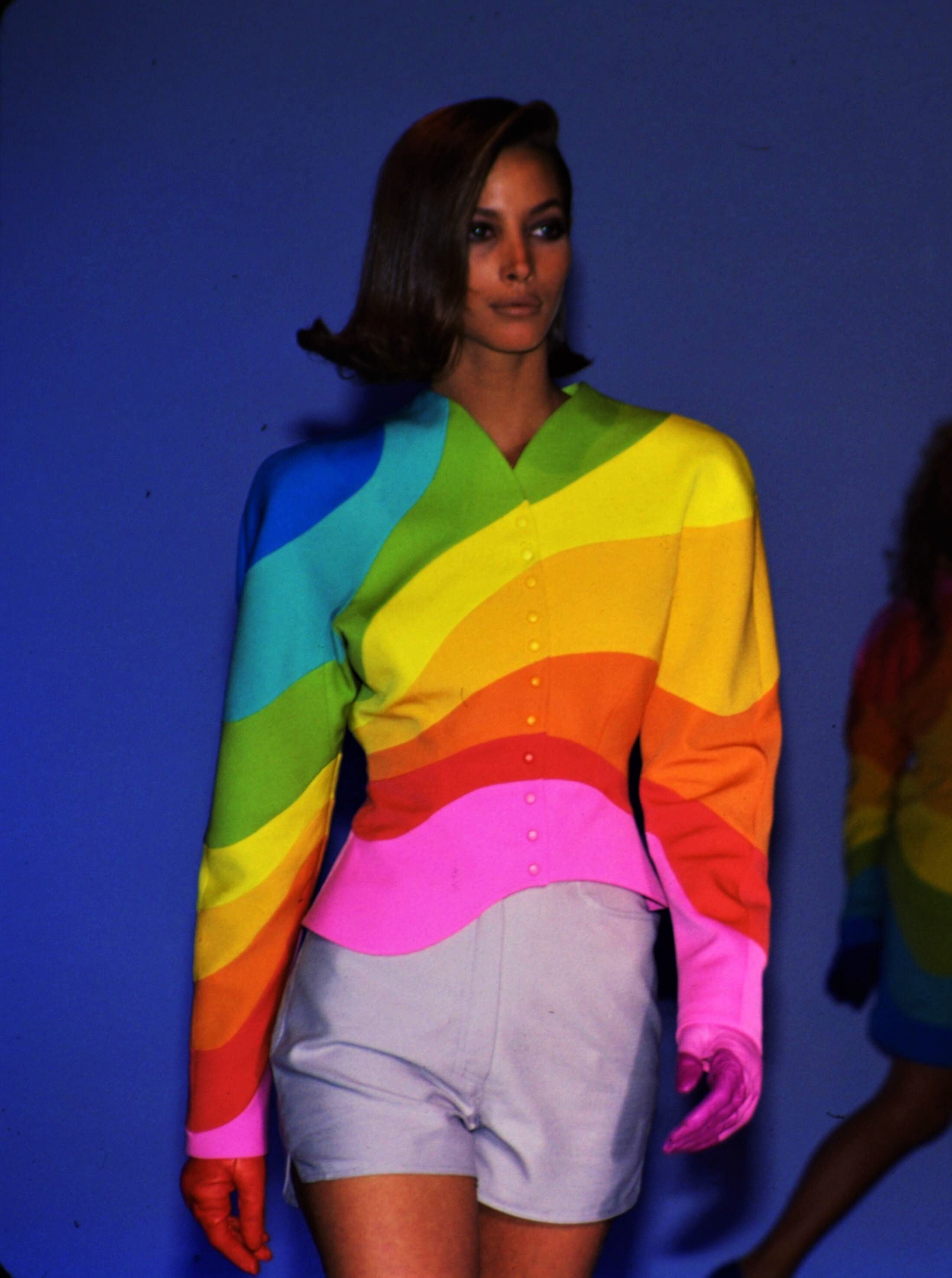 1990's Thierry Mugler Rainbow Jacket. Rent: £3000/Day - Annie's Ibiza