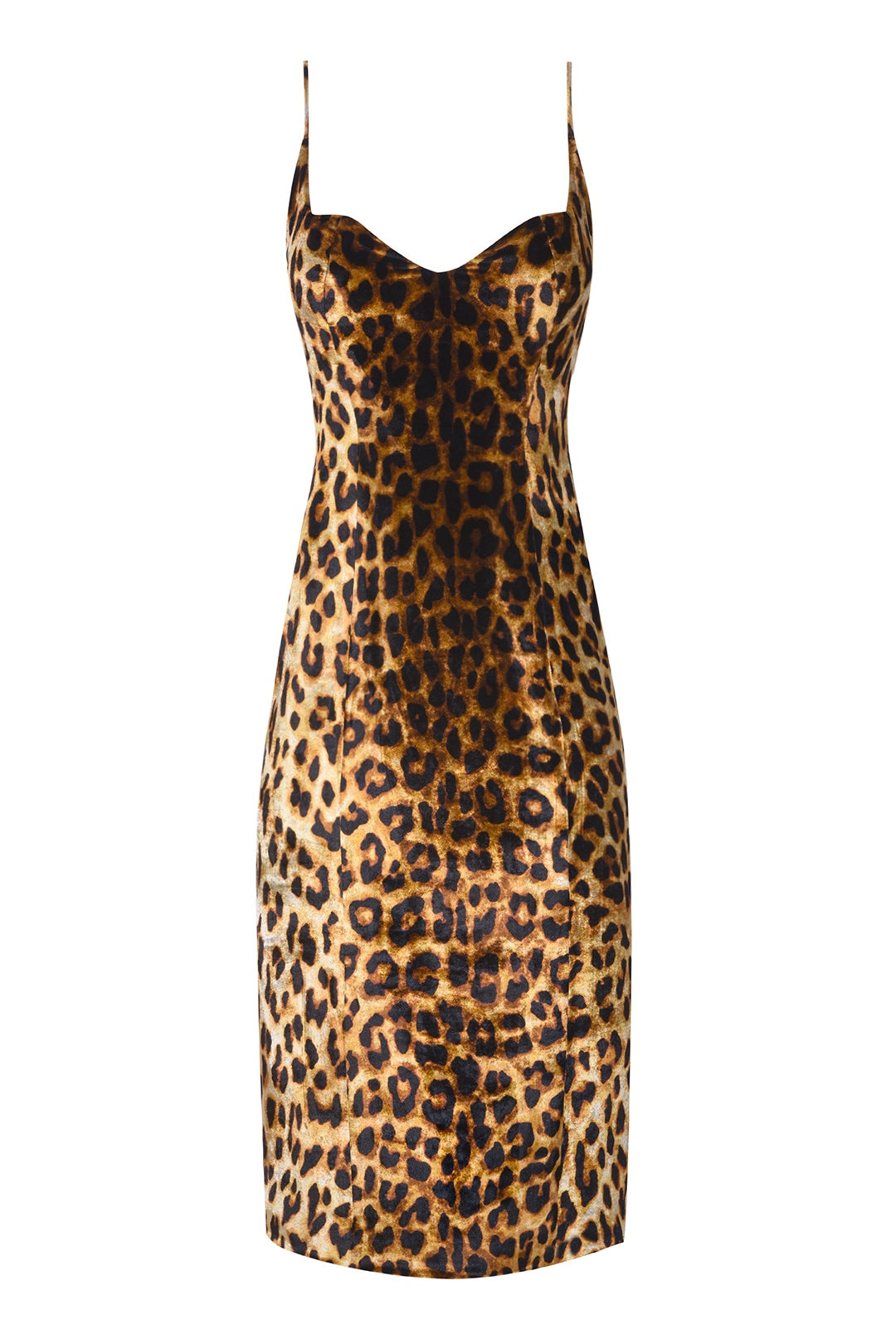 Leopard sales velvet dress