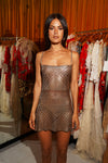 1920's Egyptian Black Diamond Mini Dress