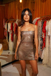 1920's Egyptian Black Diamond Mini Dress