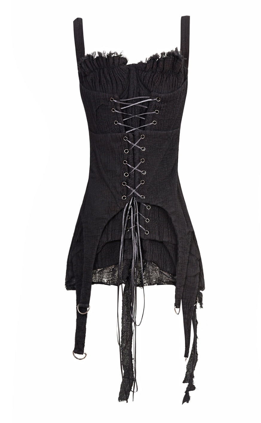 Triple Black Corset Dress