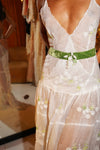 1940s White and Floral Sundress