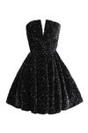 Corset Sequin Mini Dress