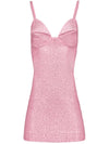 Candy Rose Crystal Embellished Mini Dress
