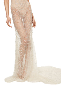 Cobweb Pearl Gown
