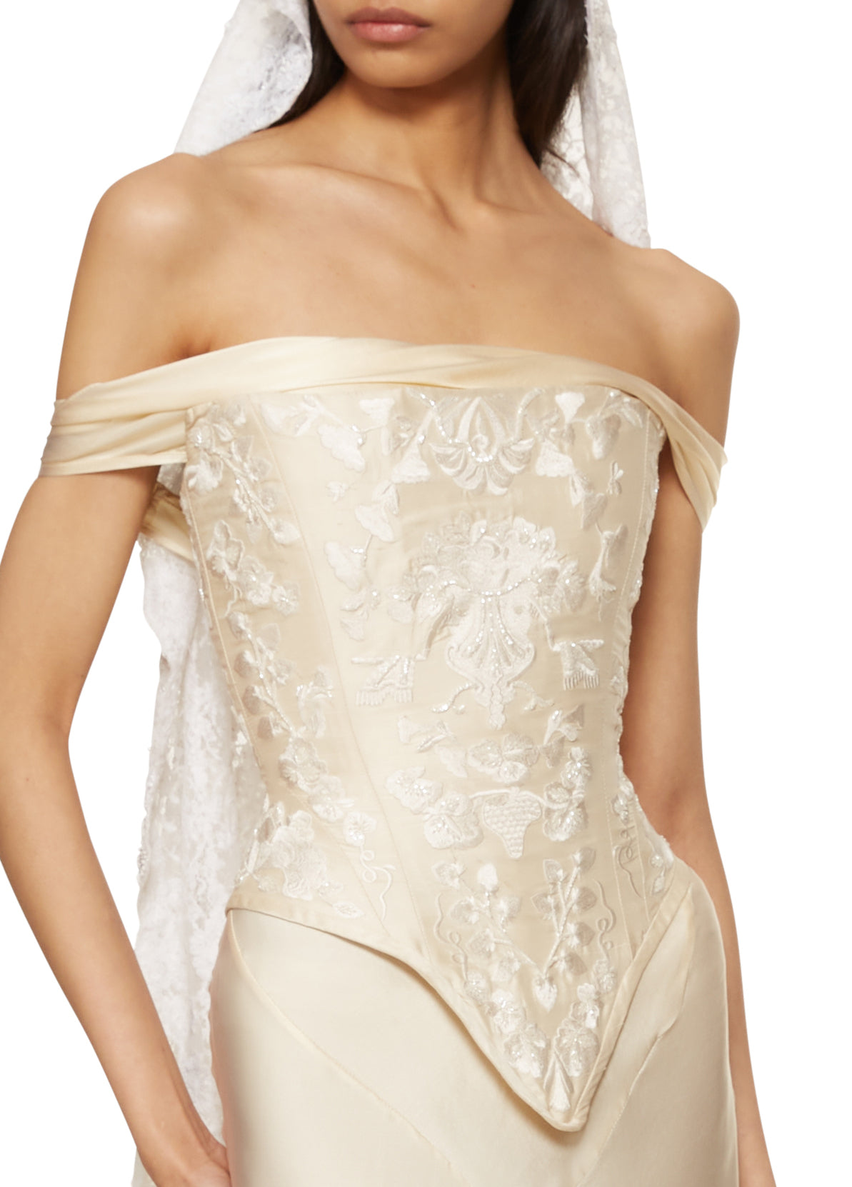 Aphrodite Corset - Pearl – Annie's Ibiza Online