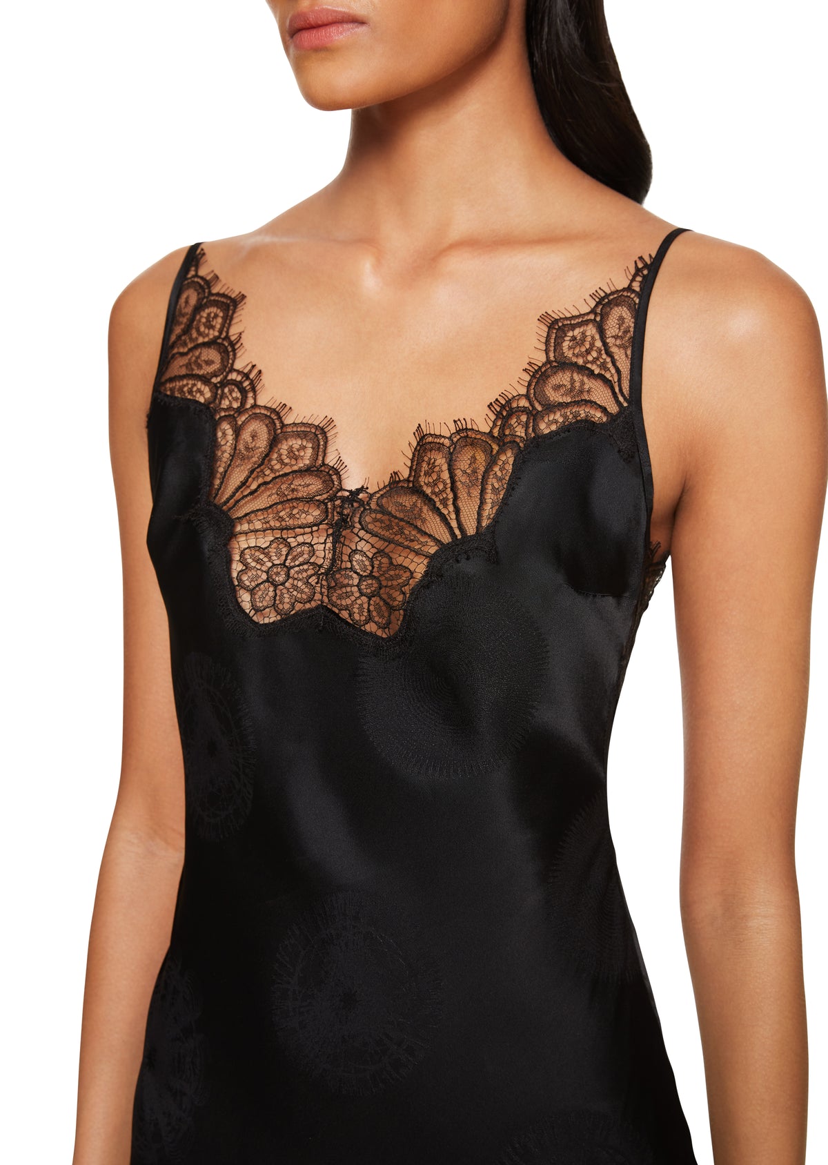 Jacquard Cymatics Dress - Black - Annie's Ibiza